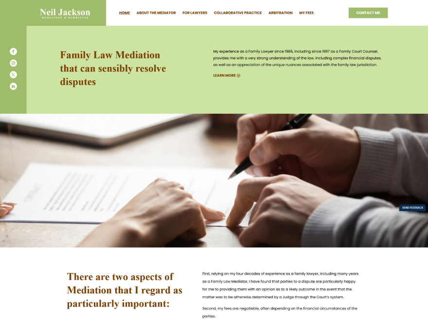 Neil Jackson, Family Law Mediator